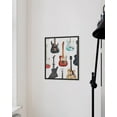 thumbnail image 6 of Vintage Music Posters 90s Guitar Poster - By Haus and Hues | 90s Room Decor Indie Posters Vintage Decor for Bedroom 80s Room Decor Retro Music Decor Posters for Room (12x16, Black Framed), 6 of 6
