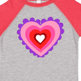 thumbnail image 4 of Inktastic Valentine's Day Heart in Purple, Pink, and Red Boys or Girls Toddler T-Shirt, 4 of 5
