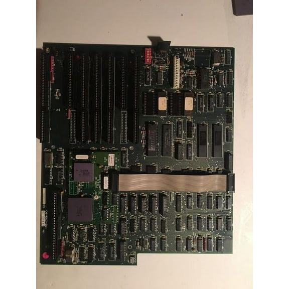 Micronics motherboard 08-002-201 rev h, 20mhz, w cpu 386-20, math co 387-20,  rare, micronics ram board 08-001-201 rev b for motherboard 08-002-201, 47-0019-00