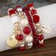 thumbnail image 5 of 4pcs Bohemia Capa Pulsera Cordón de cuentas Set Pulsera elástica, 5 of 6