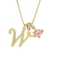 thumbnail image 1 of EGNMCR Gold 3-Layering Initial Letter Pendant Necklaces a necklace, 1 of 1