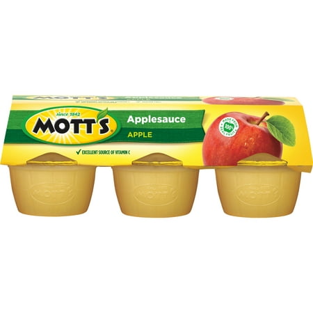 UPC 014800000108 product image for Mott's Applesauce, 4 oz cups, 6 count | upcitemdb.com