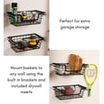 thumbnail image 6 of BirdRock Home 2-Pack Wire Hanging Basket for Storage -Oil Rubbed Bronze, 6 of 9
