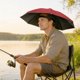 thumbnail image 5 of Sombrilla para viajar con protección solar e impermeable, ajustable, ligera, adecuada para pesca, senderismo, jardinería, rosa, rojo, azul, naranja., 5 of 6