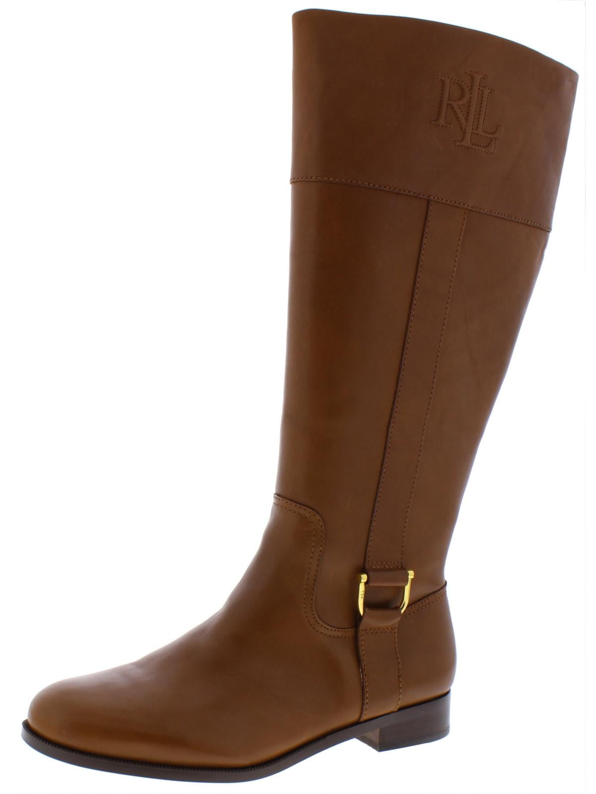 ralph lauren wide calf riding boots