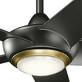thumbnail image 3 of Ceiling Fan with Light Kit with Transitional Inspirations 13.5 inches Tall By 52 inches Wide-Brushed Nickel Finish Bailey Street Home 147-Bel-4402460, 3 of 10