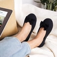 thumbnail image 2 of Women's Ballerina Slippers Lightweight Comfortable Memory Foam Slippers with Elastic Heel Design, 2 of 5