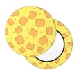 thumbnail image 2 of Balery Toast Fundas de asiento para taburete de bar redondo de tela de terciopelo ajustables que protegen de arañazos y manchas para sillas de 14 a 17 pulgadas.-12 inch, 2 of 7