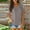 Gray, variant on Summer Tops for Women Viikei Womens Tops Spring Summer Plus Size Loose Fit Short Sleeves Casual Shirt for Womens,Women's Fashion Short Sleeve V-Neck Tops Working Uniform Printing Pocket Blouse Tops