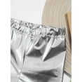 thumbnail image 4 of Linjinx Girls Metallic Dance Shorts Cheerleading Dance Performance Hot Pants Athletic Gymnastics Silver 150, 4 of 6