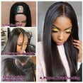 thumbnail image 6 of U Part Wig Human Hair Wigs Body Wave for Black Women,100% Brazilian Remy Hair Gluless Full Head Clip in Wig U Shape Wig 150% Density Natural Black, 6 of 7