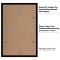 thumbnail image 5 of Americanflat 11x17 Picture Frame with Polished Plexiglass with 8x12 Mat 2 Pack Display Photo Galleria - Black, 5 of 8