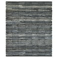 thumbnail image 3 of Fabstyles Checkerboard Denim Leather Handmade Area Rag Rug for Living Room, Hallway, Patio, 3 of 6