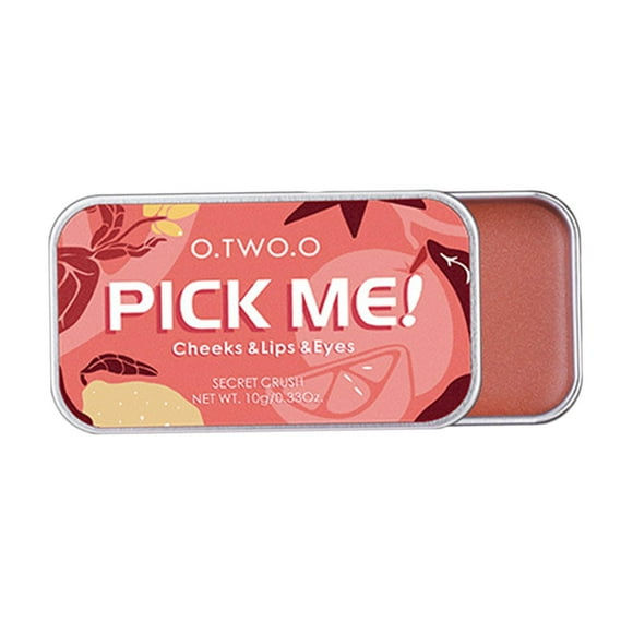 Paleta de reparación de rubor de sombra de ojos de lápiz labial 3 en 1, crema de colorete monocromática, mejora el rubor de tez mi jinwen maquillaje de contorno