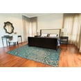 thumbnail image 2 of Arsene Textured Abstract Rug, Capri Blue/Yellow, 10ft-2in x 13ft-9in Area Rug, 2 of 7