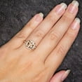 thumbnail image 3 of HeartsAndYou 2.3ct Natural Morganite Halo Solitaire Engagement Ring 100% 14k SOLID Rose Gold, 3 of 9