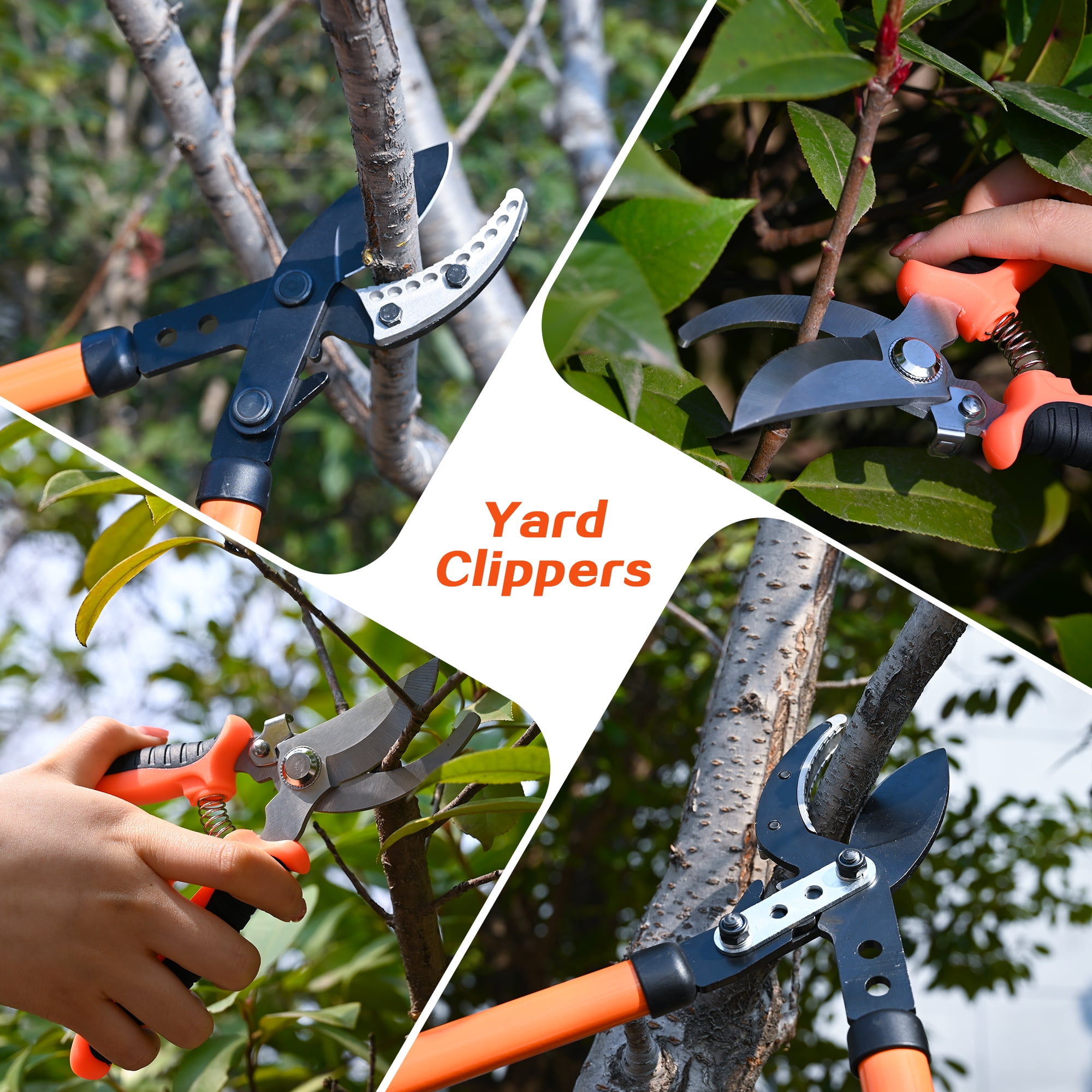 XWYXSTG 4-Piece Pruning Tool Set with Lopper and Hand Saw photo 7