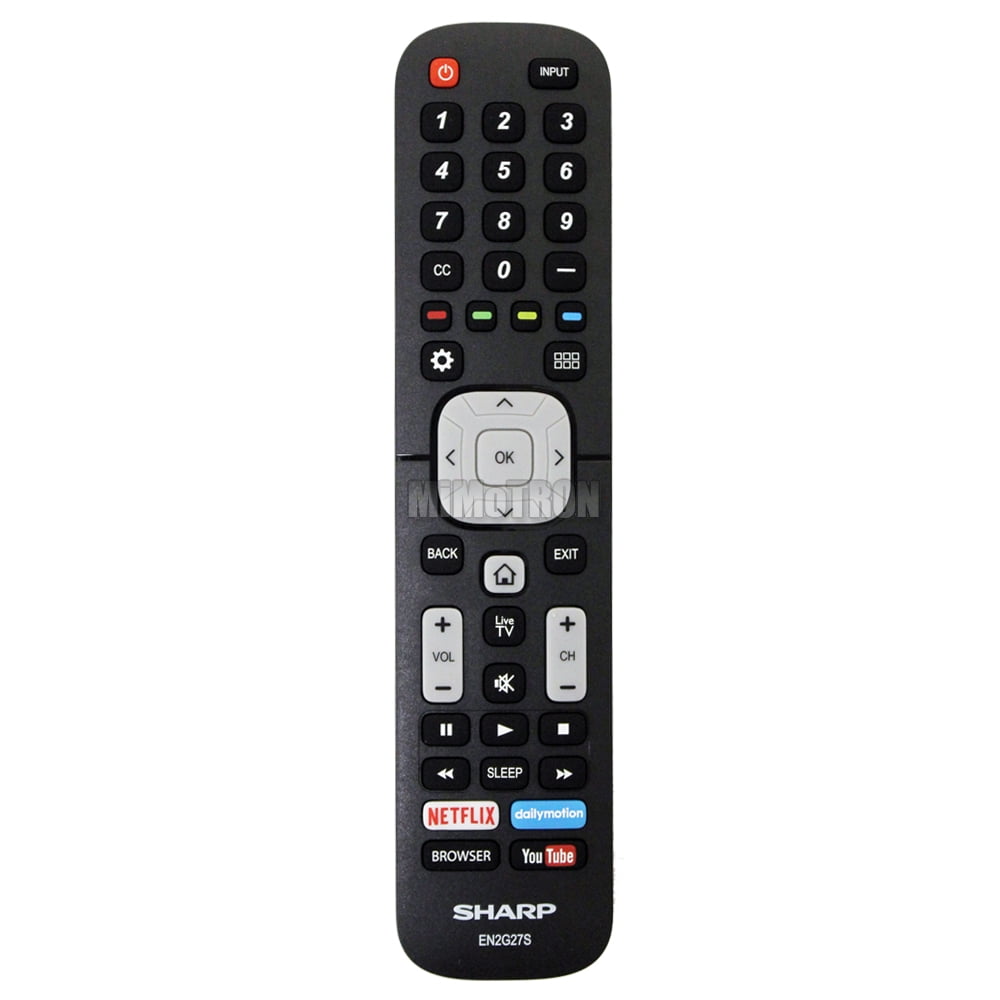 Genuine Sharp EN2G27S Smart TV Remote Control - Walmart ...