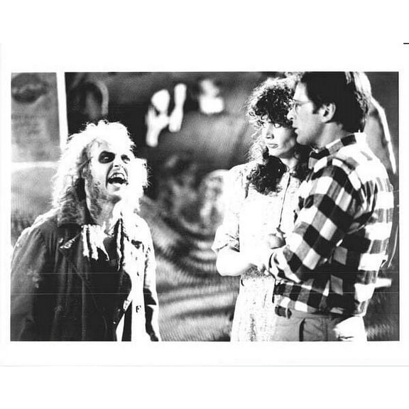 Beetlejuice Michael Keaton Geena Davis Alec Baldwin 8x10 inch photo