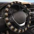 thumbnail image 5 of Sigee Noble Style Bald Eagle for Steering wheel cover Elastic Steering Wheel Cover Universal Fit Steering Wheel Cover, 5 of 6