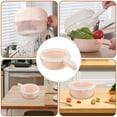 thumbnail image 4 of SHISUYAN Kitchen Colander Filter Plaastic Drain Basket with Handle for Fruits Vegetable Cleaning Washing Mixing ( ), 4 of 9