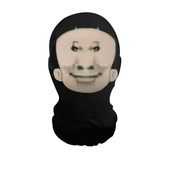 Celebrity Anime 3D Printing Mask Face Performance Prank Headgear Balaclava Facial Performance Parody Funny Head Cover Riding Scarf Cosplay Headwear Hip Hop Hood Prank Props