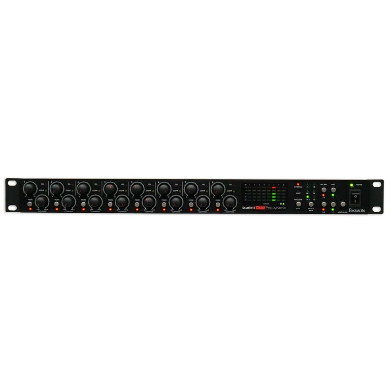 Focusrite Scarlett OctoPre Dynamic ADAT 8-Channel Mic Preamp