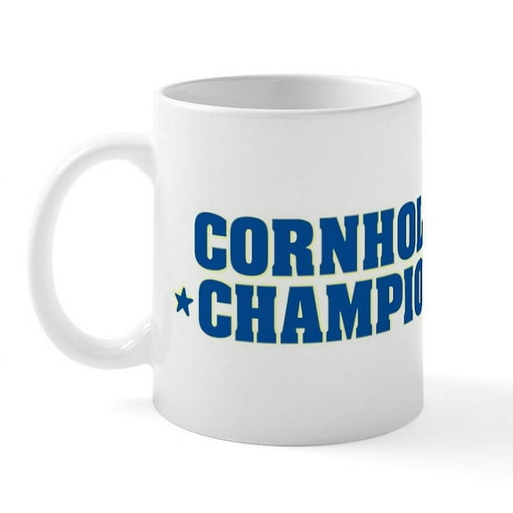 CafePress - Cornhole * Champion * Mug - 11 oz Ceramic Mug - Novelty Coffee Tea Cup
