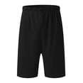 thumbnail image 5 of Edvintorg Tracksuits for Men Set Men's Fashion Movement Leisure Solid Splicing Short Sleeve Round Neck Coat Elastic Waist Shorts Suit Black S, 5 of 6