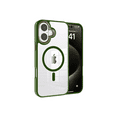 thumbnail image 1 of [PST] Étui pour iPhone 16, Étui Arrière Hybride Rigide Transparente en PC avec MagSafe Magnétique Compatible, 1 of 4