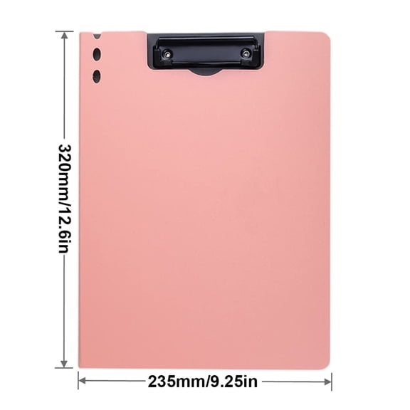 Clearance Sale! 1PC Letter Size Clipboard, PP Plastic Writing Board with Double Metal Clip for Office & School, PP Plastic, for Office & Home, (12.5x9.5in, Green)