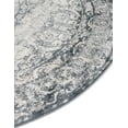 thumbnail image 6 of Unique Loom Chateau Collection Area Rug - Grant (4' 1" Round Dark Blue/Gray), 6 of 7