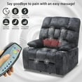 thumbnail image 5 of LITVZ Heavy Duty Recliner Chairs with Cup Holders for Adults Big and Tall, Oversized Power Recliner Lift Chair for Elderly, Heat and Massage, Stand Up, Lay Flat 160 Degree Sleeping, 5 of 9
