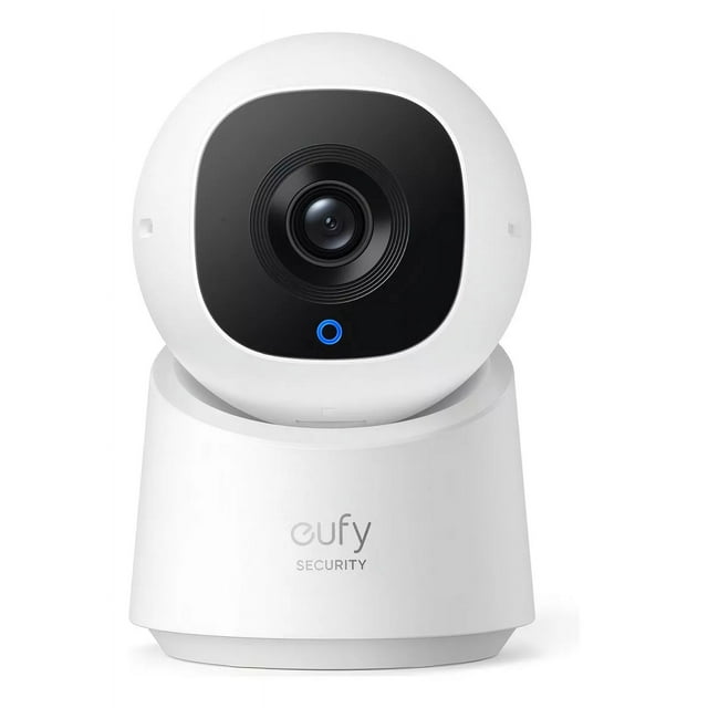 Cámara WiFi de Seguridad Interior eufy Security Indoor CAM C220 T8W11 Inteligente 2K Resolución Cobertura de 360° Detección Humana/Movimiento Seguimiento de AI Compatible con Alexa y Google Assistant