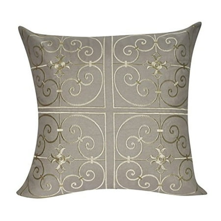 Loom And Mill P4040P 40X40 Dark Tan Iron Work Decorative Delectable Loom And Mill Decorative Pillows Loom And Mill P4040P 40X40 Dark Tan Iron Work Decorative Delectable Loom And Mill Decorative Pillows