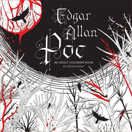 Edgar Allan Poe: An Adult Coloring Book (Best Colouring Pages For Adults)
