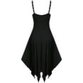 thumbnail image 6 of Edvintorg Punk Spaghetti Strap Dress Women 2025 Trendy Women's Gothic Vintage Dresses Strap Style Sleeveless Off Shoulder Mid Length Dress Party Cosplay, 6 of 6