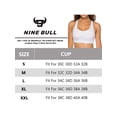 thumbnail image 7 of nine bull Women's Strappy Cross Back Sports Bra with Removable Pads for Yoga Workout, 7 of 7