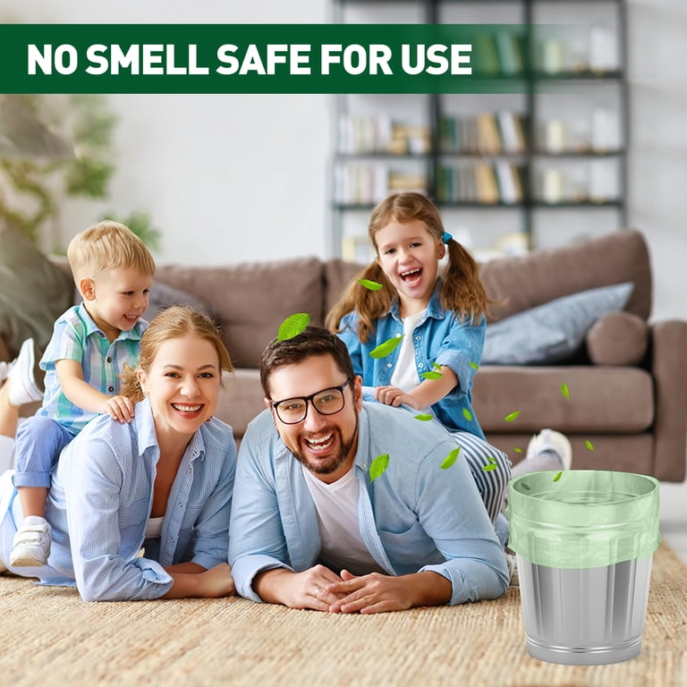 Cshidworld Biodegradable Trash Bags, 4-6 Gallon, 100 Count photo 3