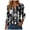 Dark Gray_1, variant on Godom Halloween Shirt for Women - Happy Halloween Pumpkin Graphic Womens 3/4 Sleeve Shirts V Neck Tops