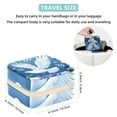 thumbnail image 5 of Dove of Peace Square Travel Jewelry Box Earring Necklace Bracelet Holder Organizer Stand Display Case Decorative Storage Box, 5 of 6