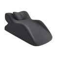 thumbnail image 1 of Almohada para piernas y rodillas, almohada para pies, almohada para elevar piernas, almohadilla para la espalda, almohada de espuma viscoelástica, Gris oscuro, 1 of 8