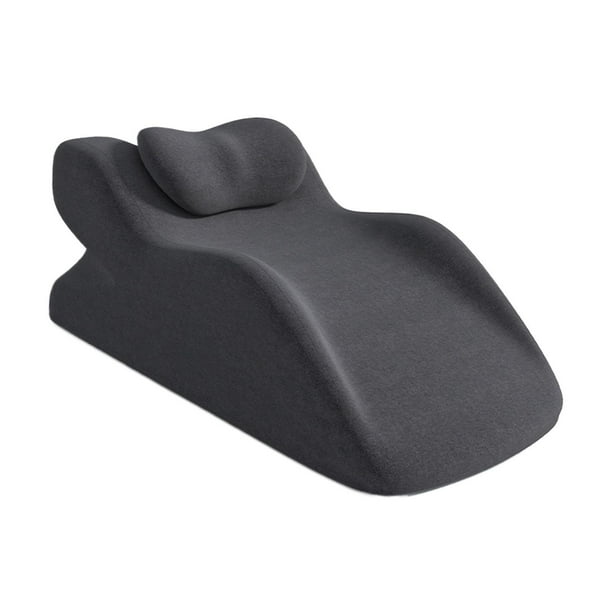 Almohada para Piernas Gloria de Espuma Viscoelástica para Levantar los Pies Gris Oscuro