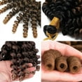 thumbnail image 6 of SEGO Short Jamaican Bounce Crochet Braids Hair Synthetic Braiding Hair Extensions Jumpy Wand Curly Hair for Women, 6 of 8