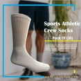 thumbnail image 3 of Yacht & Smith 36 Pairs of Crew Socks in Bulk, Mens Womens Wholesale Athletic Cotton Sock, Donations, 3 of 6