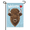 Garden Flag-2, variant on Portrait Black And White Cow Welcome Garden Flag 12×18in Double Sided Linen Polyester Blue Background Heart Design UV Protected Fade Resistant Weatherproof Decor For House Home Outdoor Yard Patio