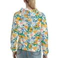 thumbnail image 7 of Disketp Colorful Fruits Womens Casual Hoodies Crew Neck Long Sleeve Sweatshirts Pullover Tops-X-Large, 7 of 7