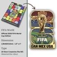thumbnail image 2 of Pin conmemorativo Wagon International FIFA World Cup 2026 de zinc, 39 mm, 2 of 8