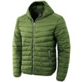 thumbnail image 1 of Ma Croix Mens Lightweight Puffer Jacket Alternative Down Quilted Hiking Parka with Hood, 1 of 8