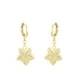 thumbnail image 1 of Aretes Colgantes Para Dama Flor Pensamiento Oro 14K Laminado dorado Unitalla, 1 of 7